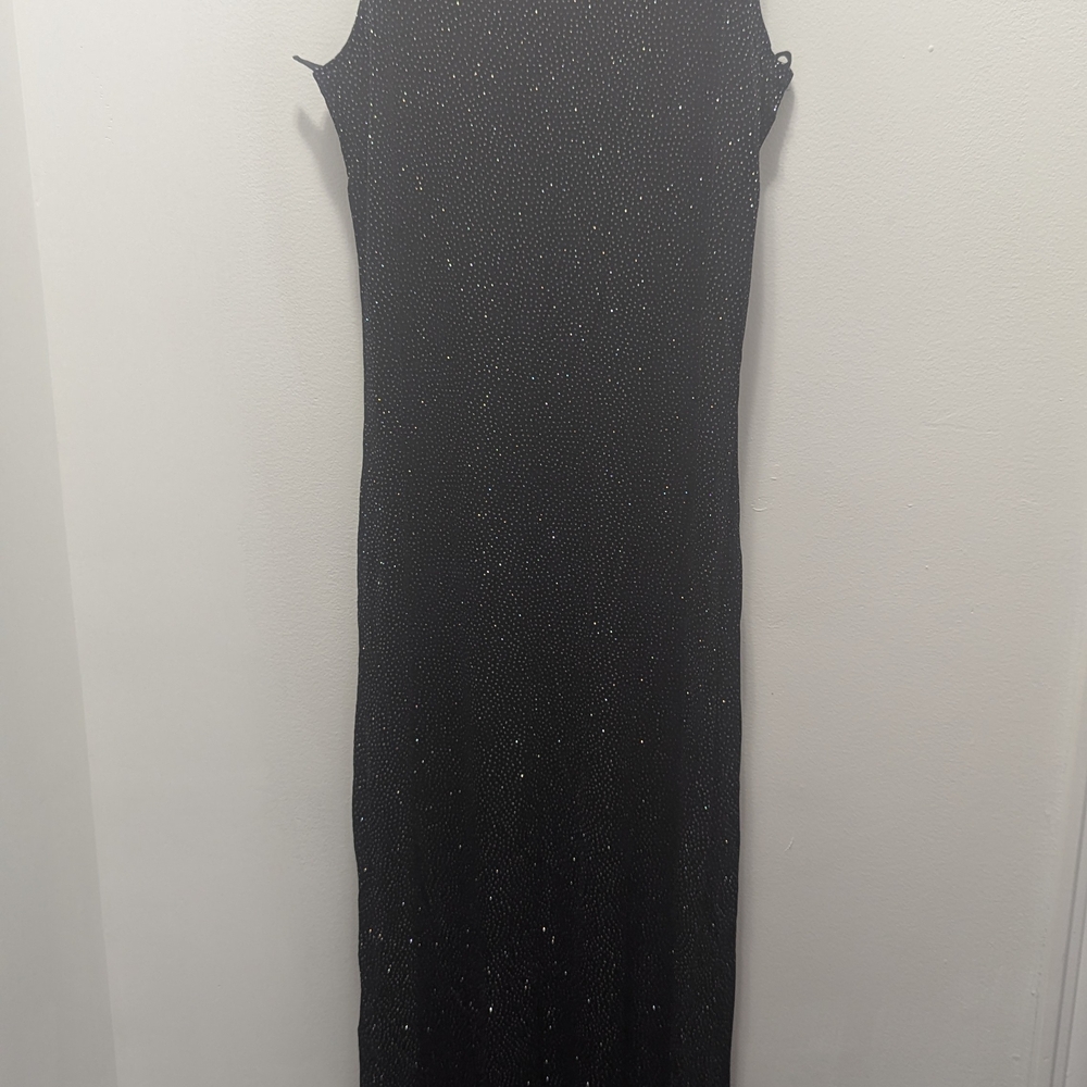 Scarlett Black Maxi Dress with Sparkle